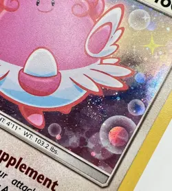 Blissey 153/214 Cosmos Holo Pokemon Card 2018 Lost Thunder LP - Image 2