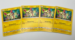 Plusle 33/73 x4 4x Pokemon Cards 2017 Shining Legends Playset LP - Image 1