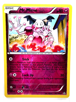 Mr. Mime Reverse Holo 101/160 Pokemon Card Primal Clash 2015 LP - Image 1