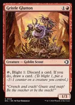 1x Gristle Glutton NM Eng MTG - Lorwyn Eclipsed - Image 1