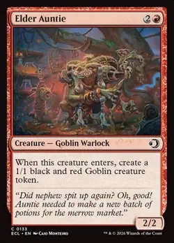 1x Elder Auntie NM Eng MTG - Lorwyn Eclipsed - Image 1