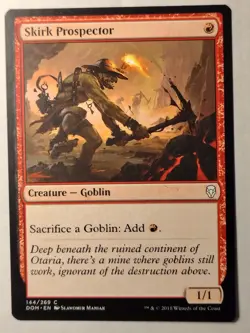 Skirk Prospector (144) – Dominaria – LP – MTG Magic the Gathering - Image 1