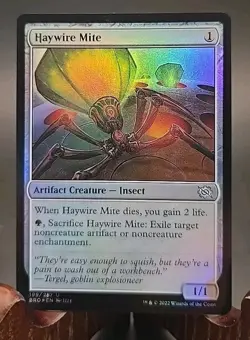 Haywire Mite The Brothers' War MTG Foil Near Mint - Image 1