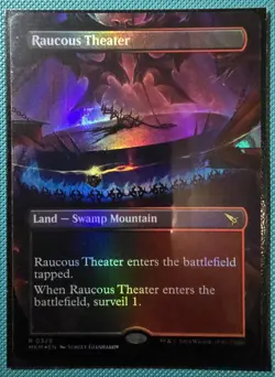 Raucous Theatre *Borderless FOIL* (Near Mint) (Murders at Karlov Manor) | MTG - Image 1