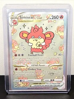 Pokemon TCG Crown Zenith Simisear Vstar GG37/GG70 - Image 1