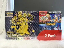 Pokemon TCG Surging Sparks Costco ETB & Booster Bundle Sealed New - Image 1