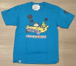 2025 Pokemon World Championships Chespin Meowth Medium Shirt Anaheim Worlds - Image 1