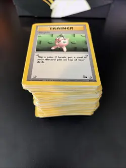 Big Lot of Vintage Pokemon Trainer Cards! 190+ Cards FREE SHIPPING 1999 - Image 2