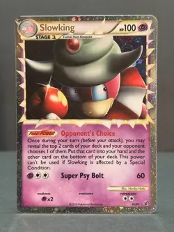 Pokemon TCG – Slowking Prime 85/90 – HGSS Undaunted – MP Condition - Image 1
