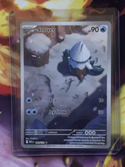 Pokemon Snover 140/132 Me01: Mega Evolution Illustration Rare Holo Basic English - Image 1
