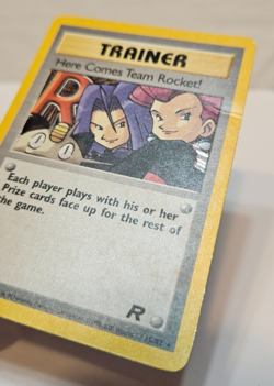 Here Comes Team Rocket! 15/82 Holo Rare Unlimited Team Rocket Pokemon 1274 - Image 2