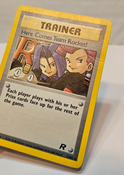 Here Comes Team Rocket! 15/82 Holo Rare Unlimited Team Rocket Pokemon 1274 - Image 3