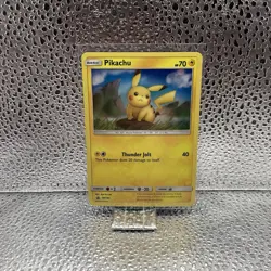 Pokemon Sun & Moon Black Star Promo SM183 Pikachu Holo A - Image 1