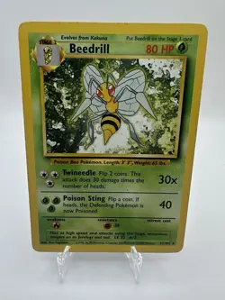 Beedrill 17/102 - Base Set - Vintage 1999 - Pokemon TCG - Image 1