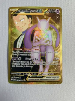 Team Rocket's Mewtwo ex - 240/182 Hyper Rare SV10: Destined Rivals Pokemon - Image 1