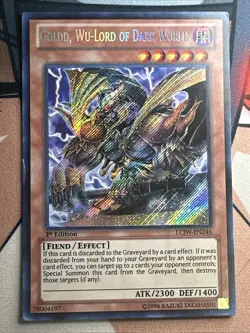 Goldd, Wu-Lord of Dark World - LP - LCJW-EN246 - Secret Rare - 1st Edition - YGO - Image 1