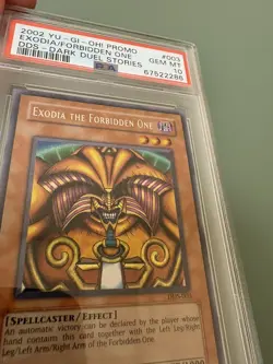 YUGIOH PSA 10 2002 Exodia the Forbidden One DDS-003 Secret Rare DDS GEM MT - Image 2