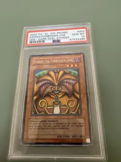YUGIOH PSA 10 2002 Exodia the Forbidden One DDS-003 Secret Rare DDS GEM MT - Image 4