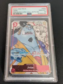 ST01-005 Jinbe PSA 10 25th Anniversary English One Piece TCG - Image 1