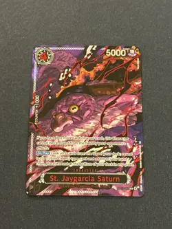 St. Jaygarcia Saturn OP13-083 RED Alternate Art One Piece Card English Carrying - Image 1