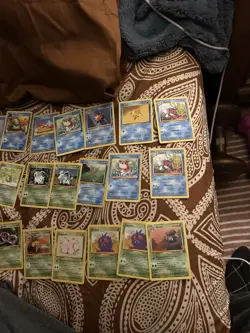 Vintage Pokemon Card Lot Grass Water Type Gen 12 Wooper Oddish Paras Ends Sunday - Image 2