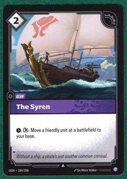 The Syren - Origins (OGN) #184 - Riftbound: League of Legends TCG Card - Image 1