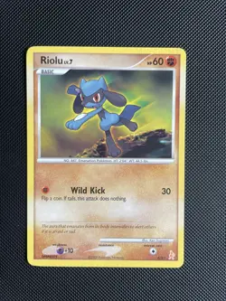 Pokemon Card: Riolu 6/61 (6/11) Lucario Trainer Kit Diamond & Pearl - LP/NM - Image 1