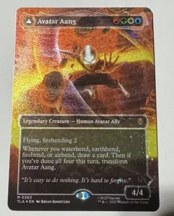 Avatar Aang (Raised Foil) Avatar: The Last Airbender Foil - Image 1