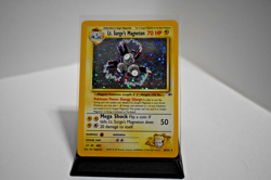 Pokemon TCG - Lt. Surge's Magneton 008/132 Gym Heroes Holo Unlimited - NM - Image 1