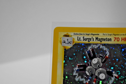 Pokemon TCG - Lt. Surge's Magneton 008/132 Gym Heroes Holo Unlimited - NM - Image 5