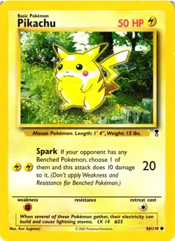 Pokemon TCG Pikachu Legendary Collection 86/110 Regular Common VLP - Image 1