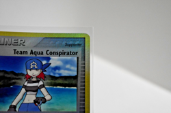 Pokemon Team Aqua Conspirator 77/95 Team Magma vs Team Aqua Reverse Holo - NM - Image 2
