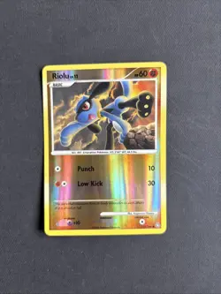 Pokemon TCG Riolu Legends Awakened 117/146 Reverse Holo Common 2008 Nintendo - Image 1