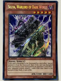 Sillva, Warlord of Dark World - LCJW-EN245 - Secret Rare - 1st Edition VLP / LP - Image 1