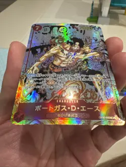 One Piece CCG Portgas.D.Ace Manga OP02-013 SR Paramount War Japanese Custom Card - Image 5