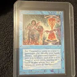Wizards of the Coast Magic: The Gathering Timetwister Sorcery Blue Card - Image 1
