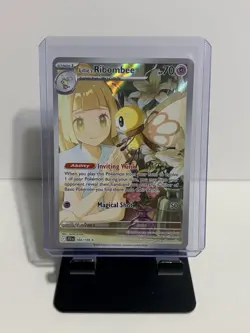 Pokemon TCG Lillie's Ribombee Card Journey Together Illustration, 164/159 - Image 1