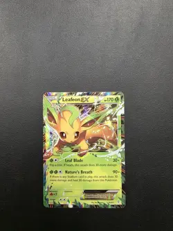 Pokemon Leafeon EX Holo Ultra Rare Card 10/83 XY Generations TCG - Image 1
