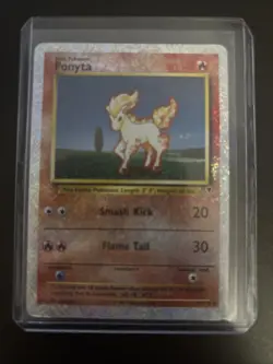 Pokemon TCG Legendary Collection 2002 Reverse Holo Card Ponyta 87/110 - Image 1
