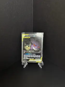 Gengar & Mimikyu GX 103/095 Tag Bolt Holo Gx Full Alt Art SR Korean Card Used - Image 1