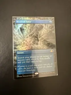 Mystical Tutor Borderless Foil Card #421 MTG LP - Image 1