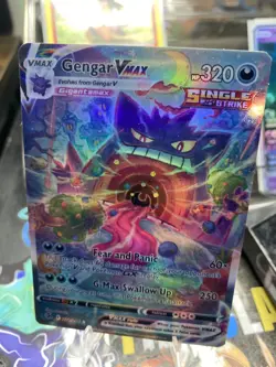 Gengar Vmax Pokemon 271/264 Foiled Custom Art Card - NM ** FAN ART ** - Image 1