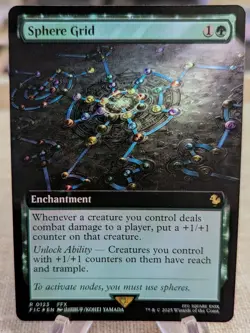 Sphere Grid Extended Art R FOIL #123 MTG Final Fantasy - Image 1