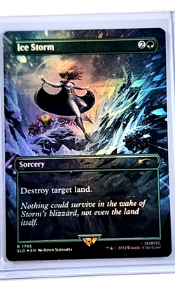 2024 MTG Magic the Gathering Secret Lair Foil #1745 Ice Storm X-Men Marvel WOTC - Image 1