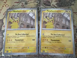 Pikachu At The Museum Pokemon X Natural History Sealed Museum Jumbo Promo Card - Image 1