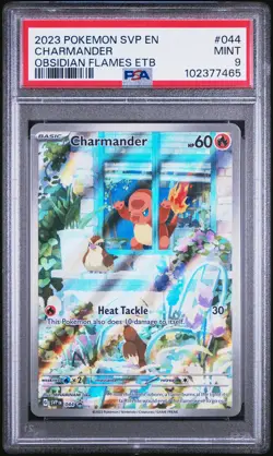 Charmander 2023 Pokemon Black Star Promo PSA 9 #044 - Image 1