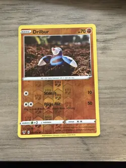 🧨Drilbur 091/185 Reverse Holo Vivid Voltage SW&SH Pokemon Cards - Yuka Moori - Image 1