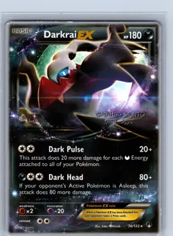 Pokemon: 2016 World Championship Decks Darkrai EX #74/122 Ult Rare (Shunto).P2N - Image 1
