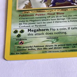 Pokemon-2000 Neo Genesis Heracross 6/111 Holo Rare! - Image 2