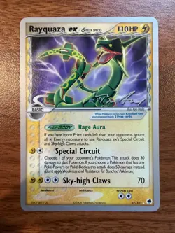 Rayquaza ex Delta Species 2007 Tom Roos 97/101 World Championship Deck Pokemon - Image 1